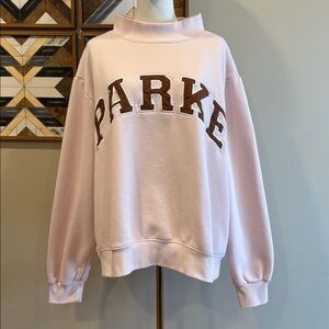 Parke Light Pink Cowl Neck Sweater🍎